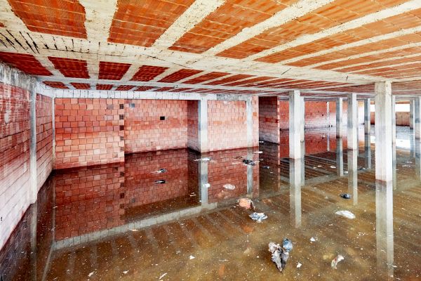 Basement Water Cleanup in Kingwood